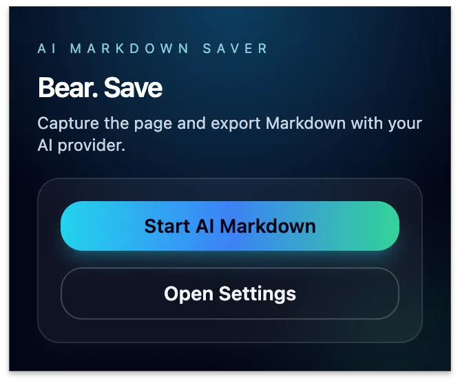 Popup Interface